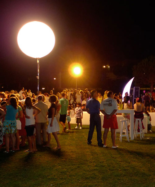 Ballon géant lumineux